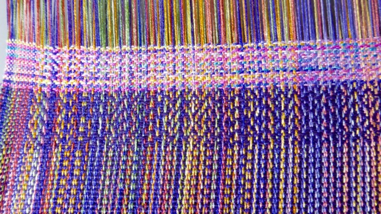 Wedding Bouquet purple and var silk weft 1