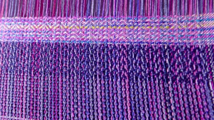 Wedding Bouquet purple and var silk weft 3